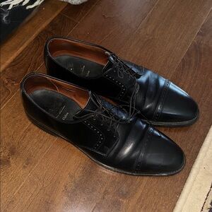 Allen Edmonds Clifton Cap Toe Black Leather Men's Dress Shoes Size 11.5